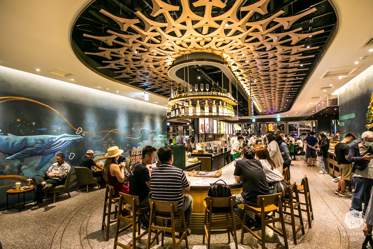 夢時代星巴克海洋意象門市| 海洋特色帆船小酒吧造型吧台|藍鯨隨行卡海洋女神| - 第1張圖 夢時代星巴克海洋意象門市| 海洋特色帆船小酒吧造型吧台|藍鯨隨行卡海洋女神|