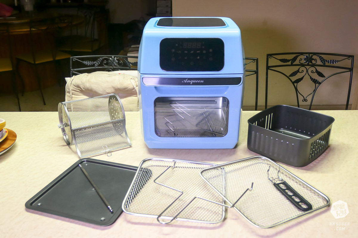 安晴Anqueen氣炸烤箱開箱|12L大容量中秋節在家也能偽烤肉|附氣炸鍋烤箱食譜時間 - 第4張圖 安晴Anqueen氣炸烤箱開箱|12L大容量中秋節在家也能偽烤肉|附氣炸鍋烤箱食譜時間
