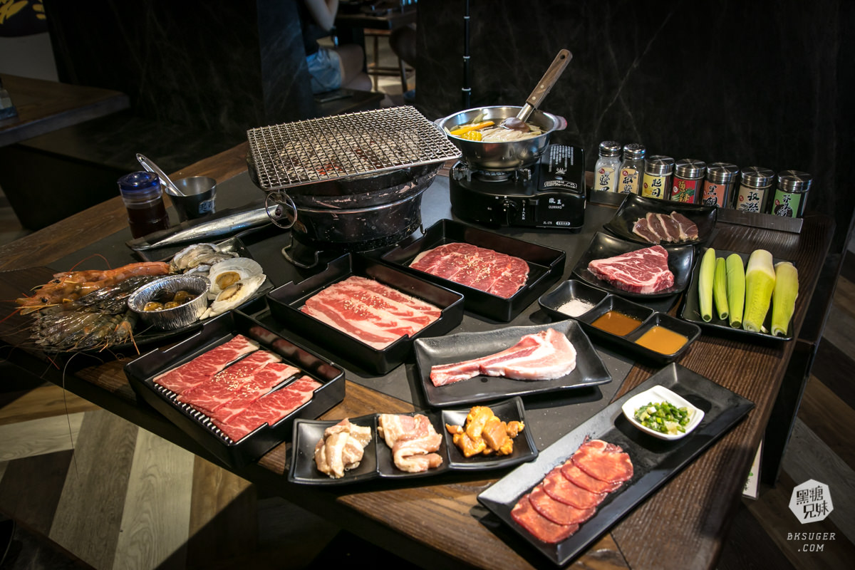 新崛江燒肉吃到飽推薦｜田季發爺-高雄中山店｜放題燒肉搭配魔法學院造景聚會必推