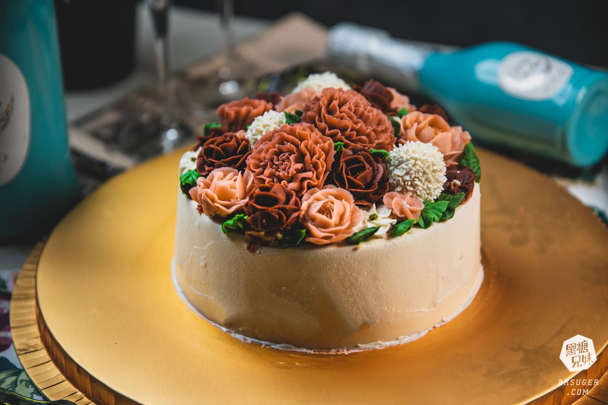 高雄韓式錶花蛋糕推薦｜仙女的蛋糕｜精緻的花型不是奶油-客製化生日蛋糕、客製求婚紀念日蛋糕2