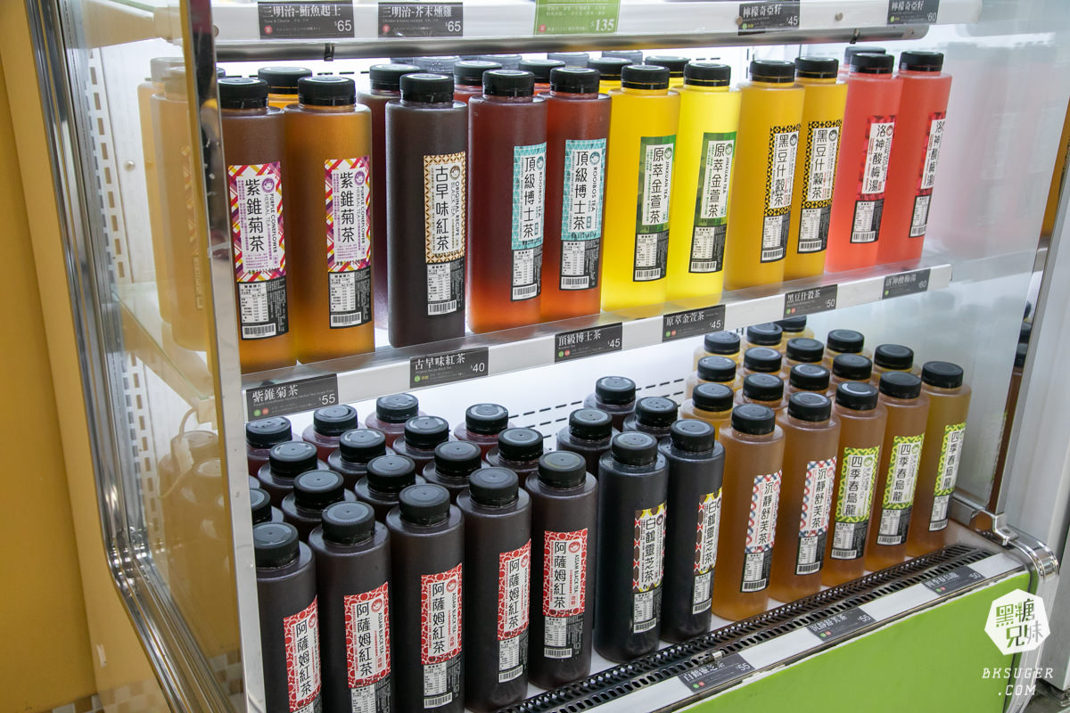 多款健康安心不含防腐劑的飲品