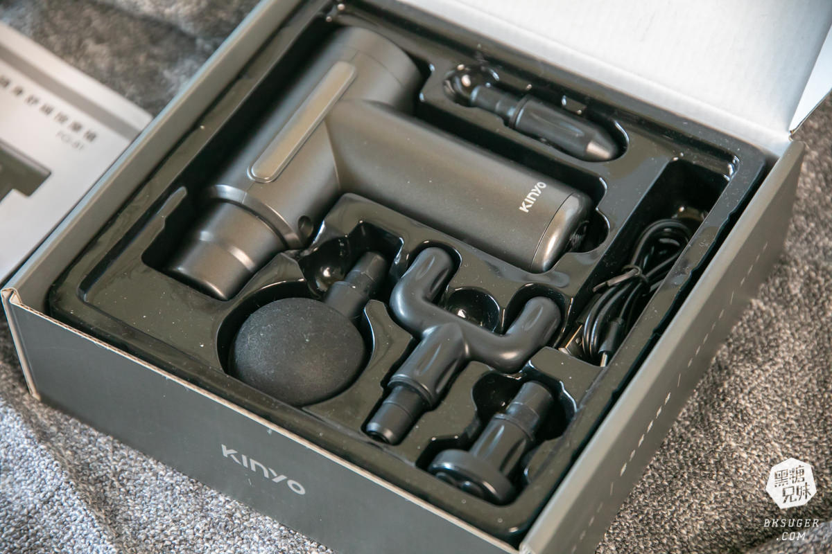 健身肌肉放鬆好夥伴|KINYO隨身舒緩按摩槍|人人必備一隻筋膜槍-平價好上手、低分貝好物|FG-81 - 第6張圖 健身肌肉放鬆好夥伴|KINYO隨身舒緩按摩槍|人人必備一隻筋膜槍-平價好上手、低分貝好物|FG-81