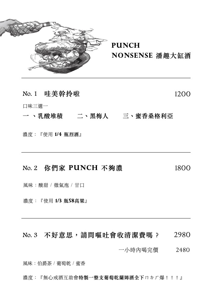 西門町酒吧推薦｜Nonsense Cafe & Bar 無心戒酒互助會-武昌分會｜調酒吧好喝、有陽台、彩虹友善酒吧